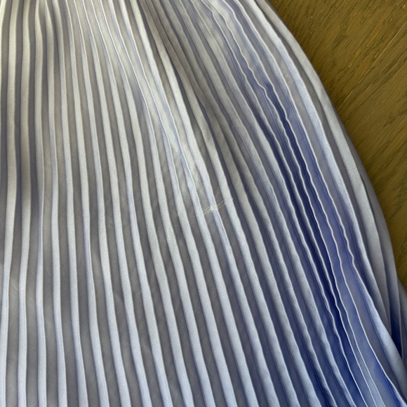 L'IDEE Orchestra Pleated Gown Purple Ombre Short Sleeve Dress - Size US 10 - Picture 12 of 12